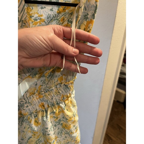 Floral Halter Maxi Dress- Large - Picture 4 of 9